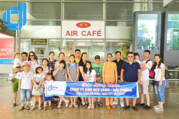 Đoàn Công Ty TNHH Thương Mại VIC du lịch Đà Nẵng từ Hải Phòng